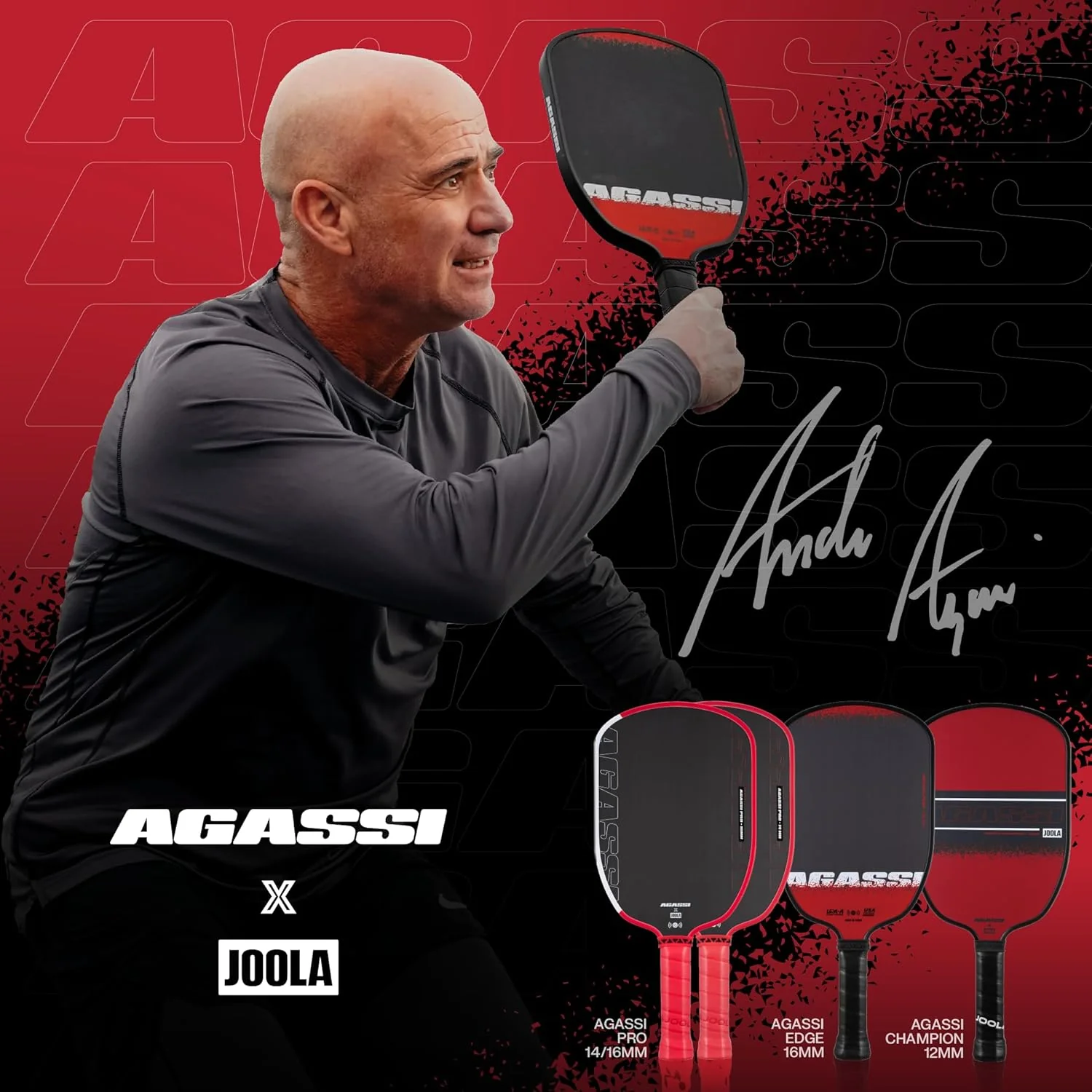 JOOLA Agassi Pro 14mm Pickleball Paddle - Image 16