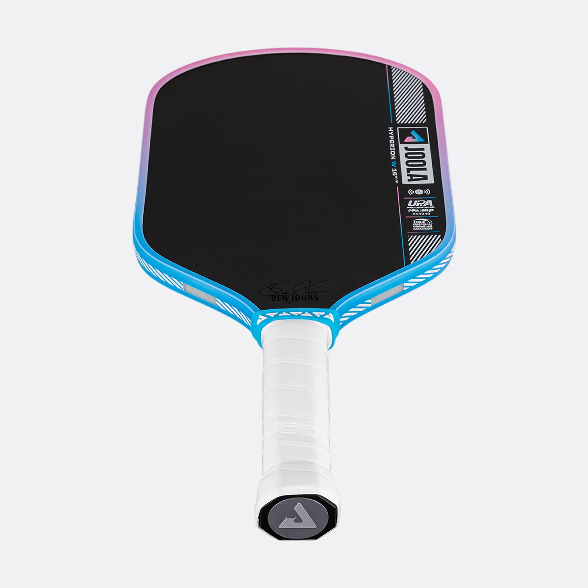 JOOLA Hyperion Pro IV 16mm Pickleball Paddle - Tropical Blue/Pink - Image 10