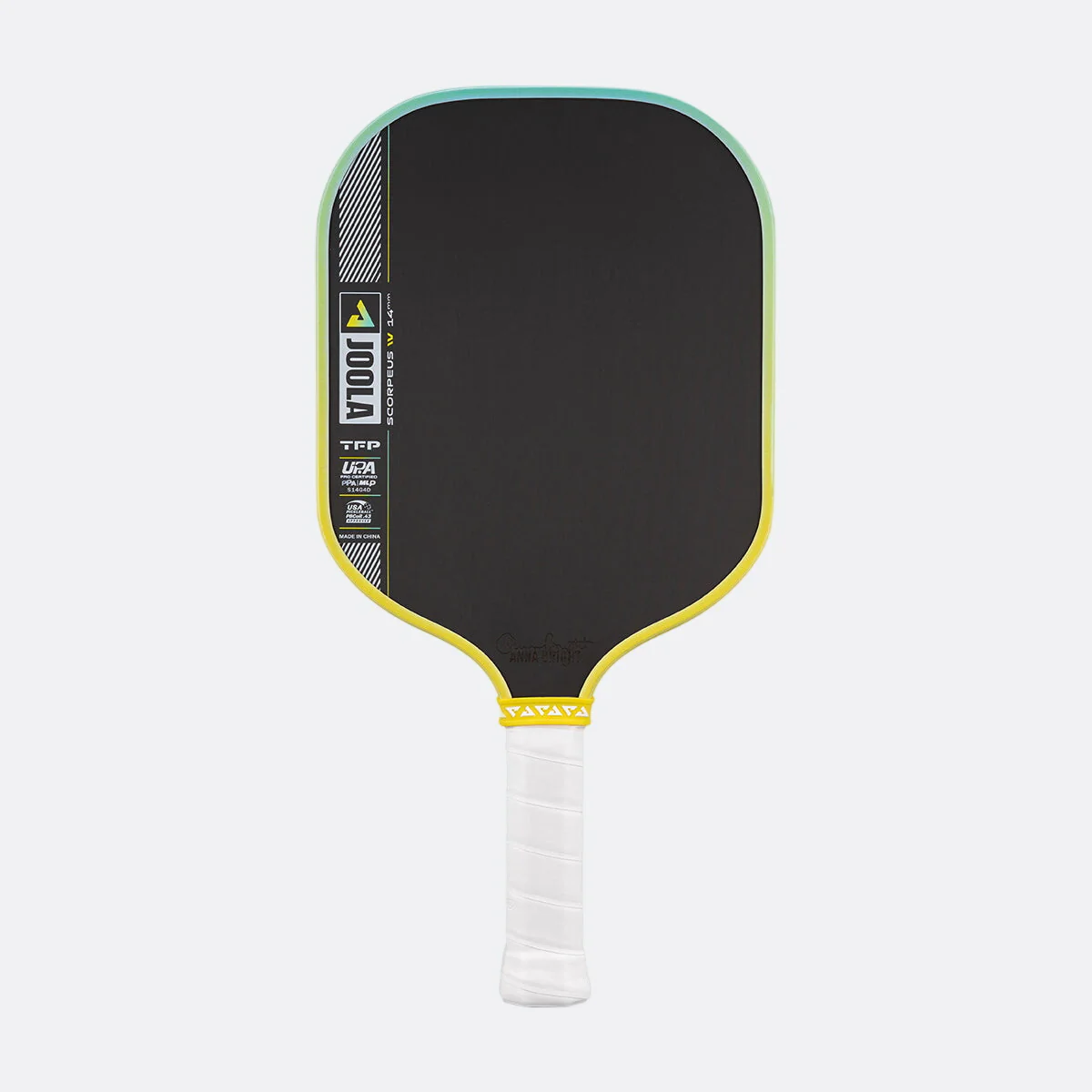 JOOLA Scorpeus Pro IV 14mm Pickleball Paddle - Tropical Yellow/Green