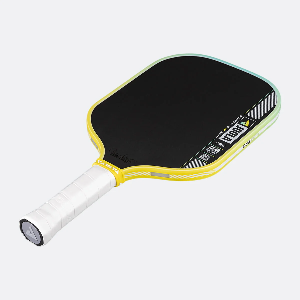 JOOLA Scorpeus Pro IV 14mm Pickleball Paddle - Tropical Yellow/Green - Image 5