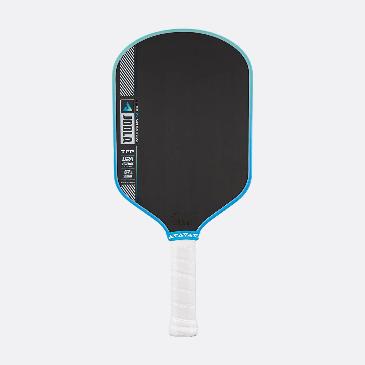 JOOLA Hyperion Pro IV 16mm Pickleball Paddle - Tropical Blue/Green - Image 4