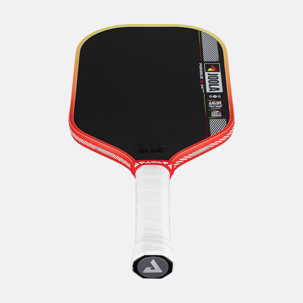 Ben Johns Perseus Pro IV 14mm Pickleball Paddle - Mellow Mango - Image 8