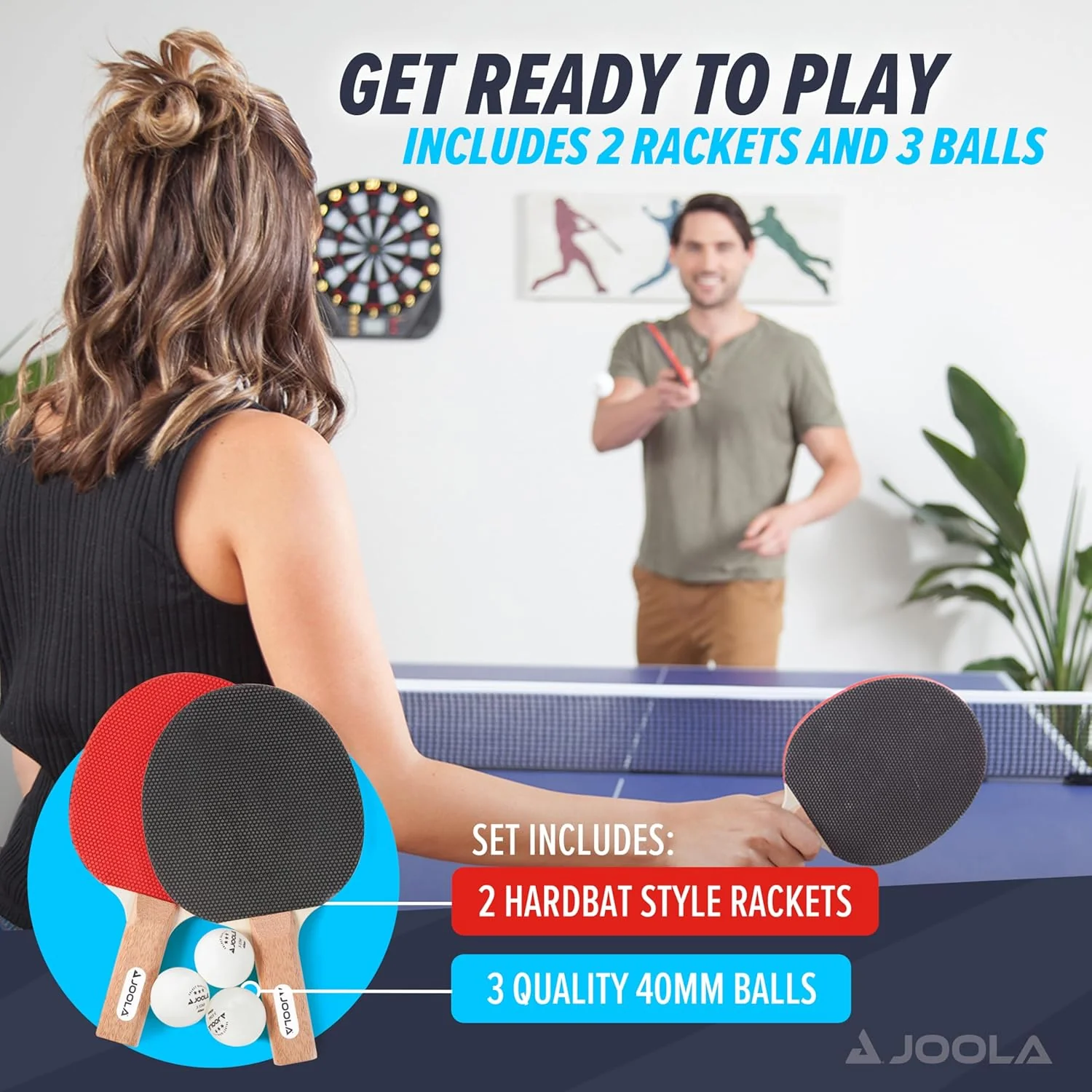 JOOLA Rapid Play Outdoor Table Tennis Table - Image 8