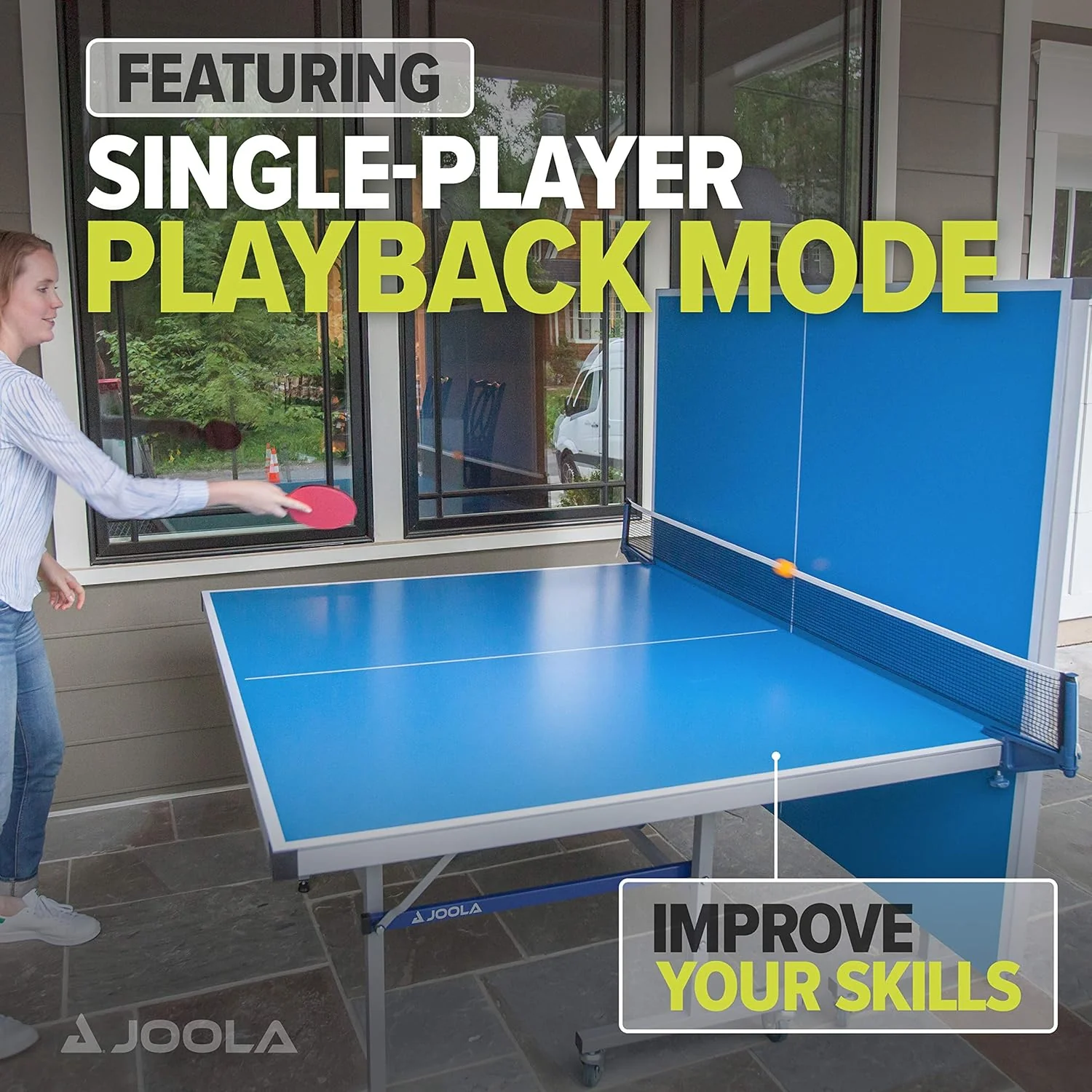 JOOLA Rapid Play Outdoor Table Tennis Table - Image 4